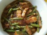 红烧肉炖豆角