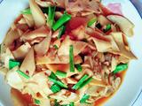 老干妈辣酱炒肉片杏鲍菇的做法[图]