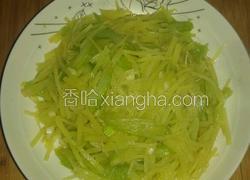西芹土豆丝