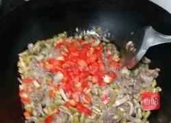 酸豆角鸡胗炒粉条的做法图解10