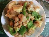 溜双段（肉段和虾段）