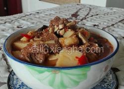 素菜牛肉砂锅