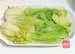 蒜蓉肉汁灼白菜的做法图解5