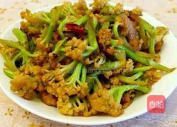 干锅花菜的做法图解5