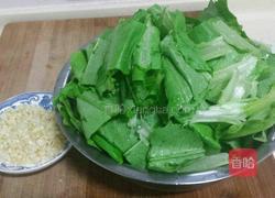 蒜蓉油麦菜的做法图解2