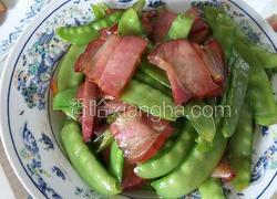 荷兰豆炒腊肉