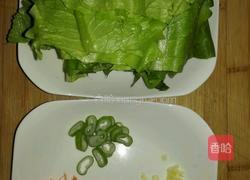 蒜香油麦菜的做法图解1