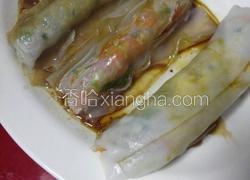 自制三色粉卷