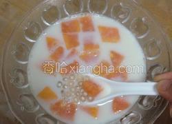 木瓜椰奶西米露