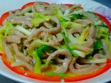 韭黄炒肉丝