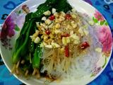 凉拌菠菜粉丝