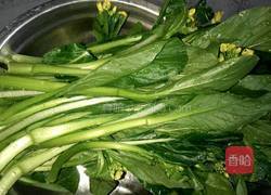 清煮油菜的做法图解1