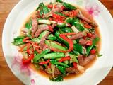 大蒜牛肉丝