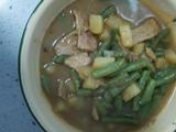 土豆炖豆角炒肉