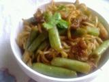 扁豆焖面