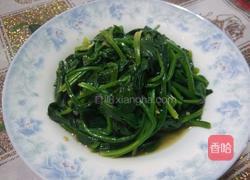 拌菠菜的做法图解5