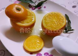 盐蒸橙子