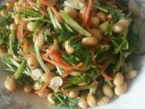 香菜胡萝卜拌黄豆的做法[图]