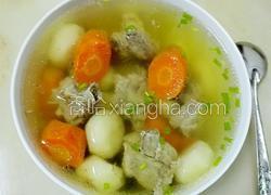 马蹄红萝卜排骨汤