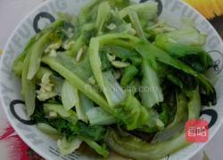 清炒生菜的做法图解4