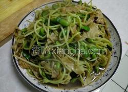 豆苗炒油皮