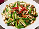 酸香韭菜肉丝