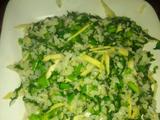 青菜冬笋丝炒饭