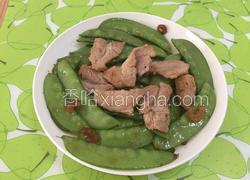 荷兰豆炒肉片