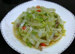 大白菜炒肉丝
