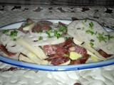 莲藕杏鲍菇炒香肠