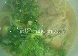 青菜牛肚面