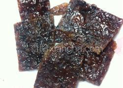 用微波炉做的猪肉脯