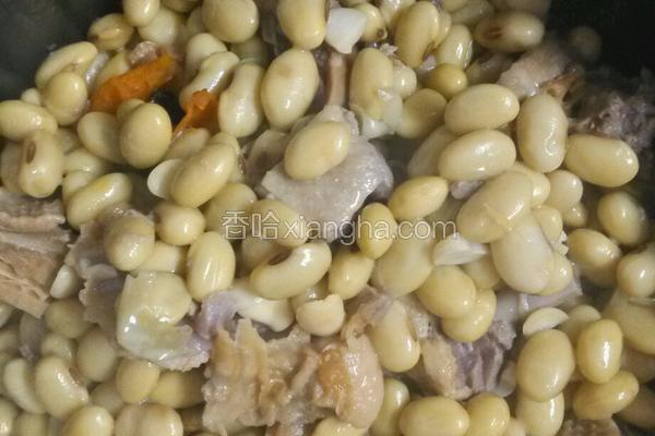 年味~鸭腿炖黄豆