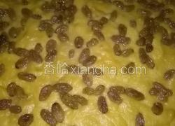 葡萄干玉米面发糕