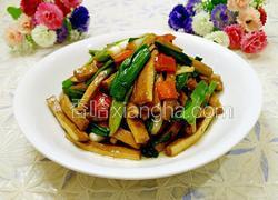 青蒜炒香干