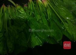 凉拌菠菜的做法图解2