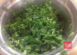 香菜饺子的做法图解3