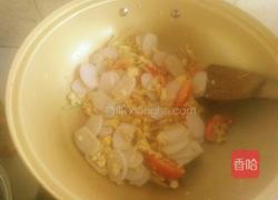 西红柿鸡蛋炒年糕的做法图解4