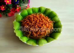 虾仁油菜拌粉丝