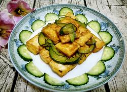 蒜香煎豆腐