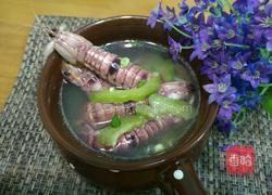 濑尿虾苦瓜汤的做法图解8