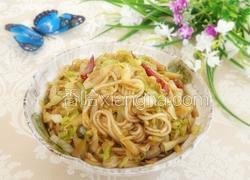 圆白菜炒粉丝