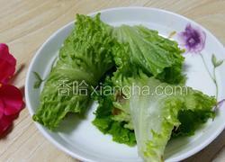 生菜包培根肉卷