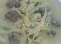 羊排汤手擀面