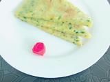 韭香虾仁鸡蛋饼