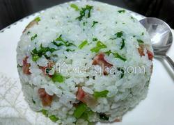 茼蒿香肠菜饭