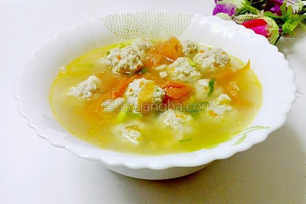 肉圆番茄汤(团圆)
