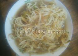 肉丝炒绿豆芽