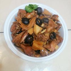 野鸡香菇烧冬笋的做法[图]