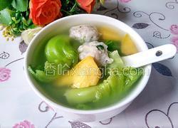 芥菜番薯鲮鱼丸汤
